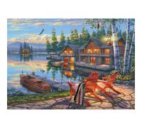 schmidt Puzzle Shore of Loon Lake, New York 1000 pezzi 1 St