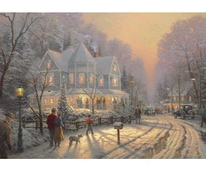 Schmidt - Puzzle Thomas Kinkade: un incontro per le vacanze - 1000 Pezzi