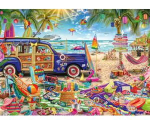 Schmidt - Puzzle Una pausa al sole in riva al mare - 1000 Pezzi