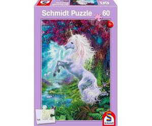 Schmidt - Puzzle Unicorno nel giardino incantato - 40-99 Pezzi