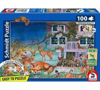 Schmidt - Puzzle Visita notturna agli animali - 100 Pezzi