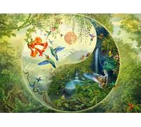Schmidt - Puzzle Yin & Yang Nella foresta dei colibrì - 1000 Pezzi