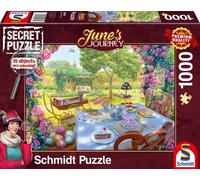 Schmidt Secret Puzzle June's Journey: Tè in giardino 1000 pezzi