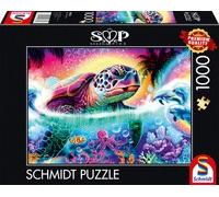 Schmidt Sheena Pike Neon-Schildkröte 1000 Teile 58634