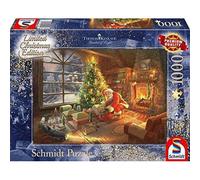 Schmidt SMT59495 Puzzle da 1000 Pezzi - Thomas Kinkade: Babbo Natale Porta i Don