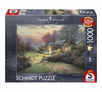 Schmidt SMT59678 Puzzle da 1000 Pezzi - Thomas Kinkade: Cottage del Buon Pastore