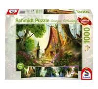 Schmidt SMT59909 Puzzle da 1000 Pezzi - Georgia Fellenberg: Casa nella Radura