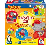 Schmidt Spiele 40663 Benjamin Blümchen, Divertimento per Feste con Töröööö, Gioco da Ragazzi, Multicolore
