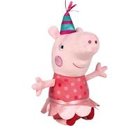 Schmidt Spiele 42829 Pig, Peppa Wutz, Party, 38 cm Plüschfigur Peluche, Multicolore
