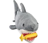 Schmidt Spiele 42841 - Peluche dello squalo bianco, 36 cm