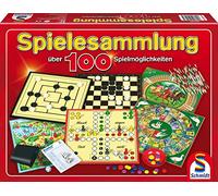 Schmidt Spiele Other- Raccolta di Giochi, con Oltre 100 possibilità di Gioco, Multicolore, 49147