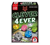 Schmidt Spiele Gioco di dadi Clever 4-Ever 49424 – Cubo universale (6 lati), multicolore, singolo