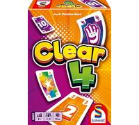 Schmidt Spiele 49473 Clear 4-Gioco di Carte Klein und Fein, Multicolore