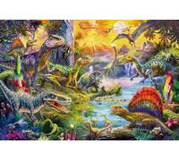 Schmidt Spiele Puzzle per bambini Dinosauri 60 pezzi con figurine Multicolore Taglia unica