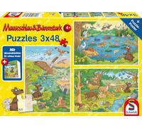 Schmidt Spiele 56413 - Puzzle da 3 x 48 pezzi, multicolore