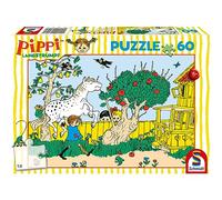 Schmidt Spiele 56446 Pippi Calzelunghe, La Ragazza più Forte del Mondo, Puzzle per Bambini da 60 Pezzi