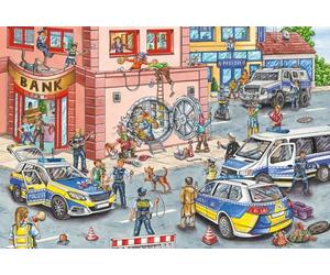 Schmidt Spiele 56450 operazione di polizia, puzzle per bambini da 100 pezzi