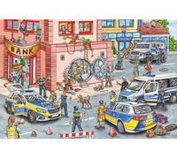 Schmidt Spiele 56450 operazione di polizia, puzzle per bambini da 100 pezzi, one Size