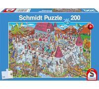 Schmidt Spiele 56453 Veduta del castello dei cavalieri, puzzle per bambini da 200 pezzi