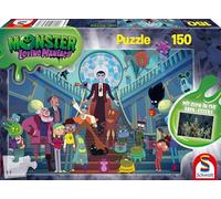 Schmidt Spiele 56478 Monster Loving Maniacs, puzzle per bambini, divertente festa dei mostri, 150 pezzi, Cartone, Multicolore