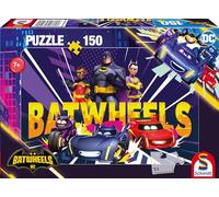 Schmidt Spiele 56490 Batwheels, Ready to Roll - Pronto per l'avventura, Puzzle per Bambini da 150 Pezzi, Tinta Unita, Multicolore, Fits 30"x60"(6ft) Table