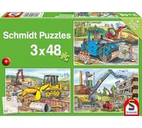 Schmidt Puzzle per bambini Cantiere 3x48 pezzi Multicolore