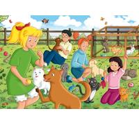 Schmidt Spiele 56541 Bibi Blocksberg-Puzzle per bambini, 100 pezzi, in cartone erboso