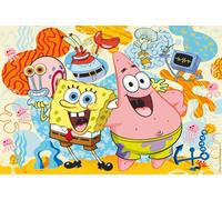 Schmidt Spiele 56546 SpongeBob e gli amici-Puzzle per bambini, 150 pezzi, in cartone erboso