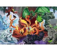 Puzzle Schmidt Eldrador: creature malvagie 200 pezzi con figura Schleich