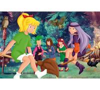 Schmidt Spiele 56568 - Puzzle per bambini Bibi Blocksberg in montagna, 100 pezzi