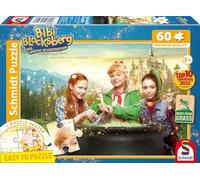 Schmidt Spiele 56591 L'incontro delle Grandi Streghe, Giovani Streghe al calderone, Puzzle per Bambini 60 Pezzi in Cartone di Erba