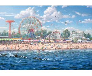 Schmidt Spiele 57365 Thomas Kinkade, Coney Island, Puzzle da 1000 Pezzi