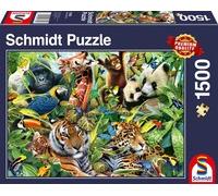 Schmidt Spiele 57385 1500 pz Animali 12 anno/i Teile Puzzle