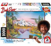 Schmidt Spiele 57535 Bob Ross, effetto specchio, puzzle da 1000 pezzi, normale