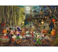 Schmidt - Puzzle Kinkade: Collezione Disney Dreams: Divertimento di Halloween con Topolino e Minnie - 1000 Pezzi
