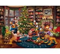 Schmidt - Puzzle Thomas Kinkade: Topolino e Minnie che tagliano l'albero - 1000 Pezzi