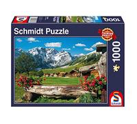 Schmidt – Puzzle – Visualizza l'idillio di montagna – 1000 pezzi
