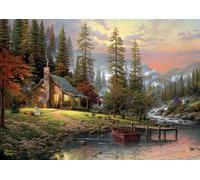 Schmidt - Puzzle Thomas Kinkade: A Peaceful Retreat - 500 Pezzi
