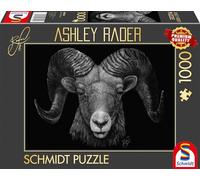 Schmidt Spiele 58540-Puzzle da 1000 Pezzi, Motivo: Dominance, Ariete, Segno del Fuoco, Ashley Rader, Multicolore, 58540
