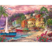 Schmidt Spiele 58556 Chuck Pinson, Coastal Magic, puzzle da 1000 pezzi, Multicolore