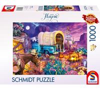 Schmidt Spiele 58576 Jeff Haynie Romantic Camping in the Wild West, 1000-Piece J