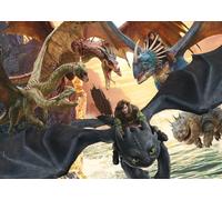 Schmidt Spiele 58582 Draghi, pronti a colpire, puzzle da 1000 pezzi