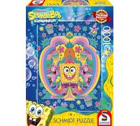 Schmidt Spiele 58588-Puzzle da 1000 pezzi, omaggio a SpongeBob, Multicolore, 58588