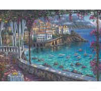 Schmidt Spiele 58646 Costa Amalfitana, Robert Finale, Puzzle da 1000 pezzi fatto di Erba