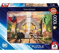 Schmidt Spiele 58788 DC, Hall of Justice, Thomas Kinkade, Puzzle da 1000 Pezzi, Multicolore