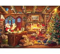Schmidt Spiele 58794-Puzzle da 1000 pezzi Thomas Kinkade, Babbo Natale, 58794
