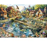 Schmidt - Puzzle Villaggio ai margini della foresta - 1000 Pezzi