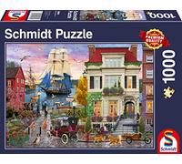 Schmidt - Puzzle Nave nel porto - 1000 Pezzi
