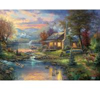Schmidt - Puzzle Thomas Kinkade: Im naturparadies - 1000 Pezzi
