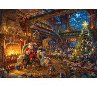 Schmidt Puzzle Thomas Kinkade – Babbo Natale e i suoi gnomi, 1000 pezzi – Edizione limitata